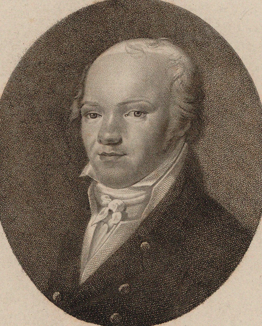 Andreas Romberg hegedűművész és zeneszerző portréja 1767-1821, c. 1800. alkotó: Unbekannt