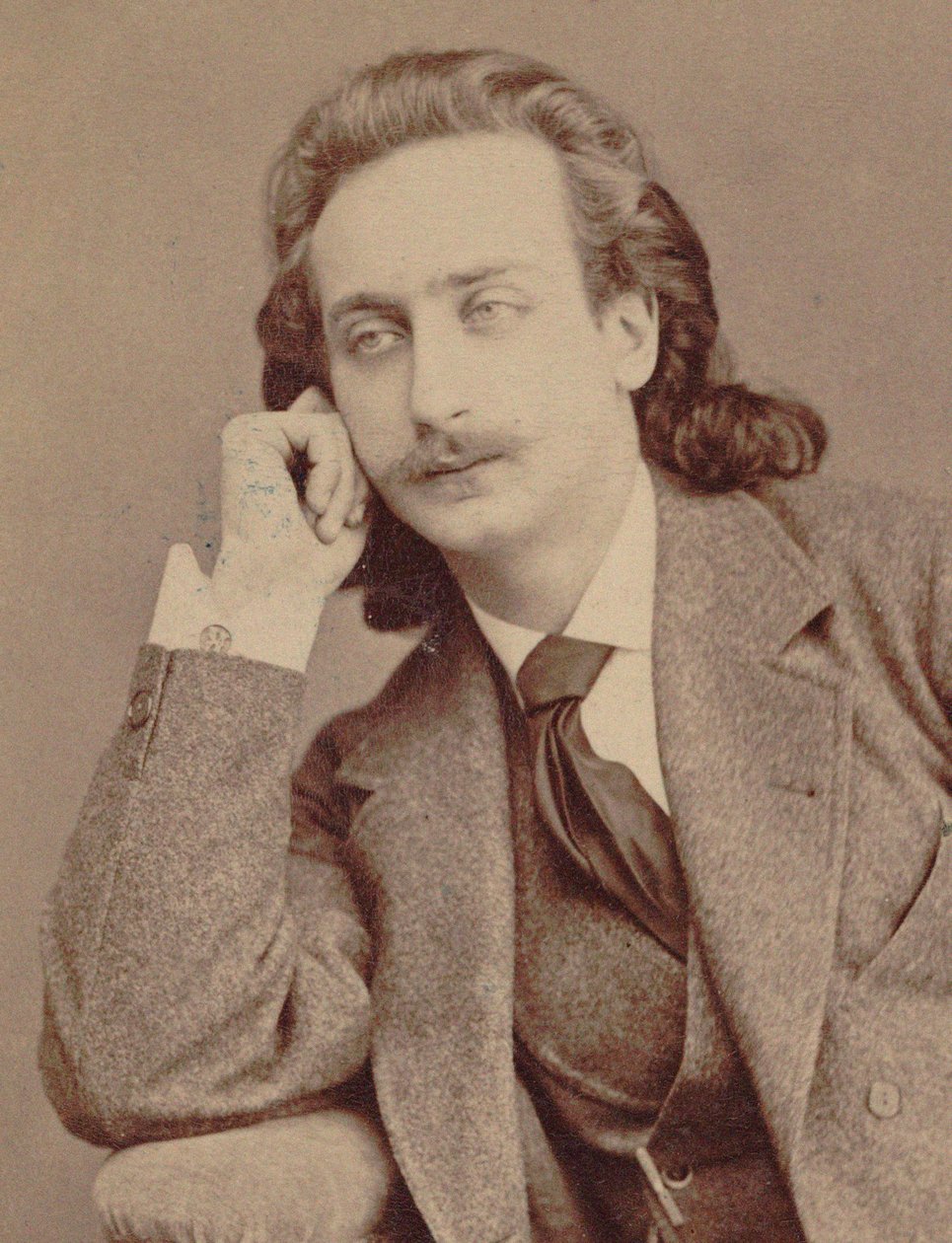 Henri Ketten hegedűművész és zeneszerző portréja 1848-1883. alkotó: Unbekannt