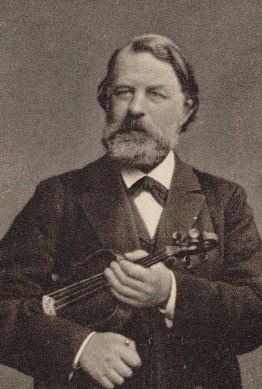 Joseph Joachim hegedűművész és zeneszerző portréja 1831-1907. alkotó: Unbekannt