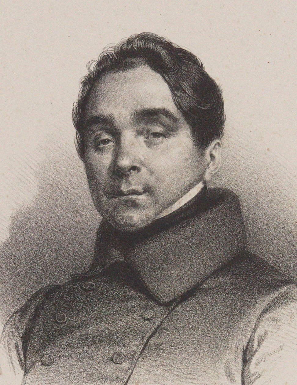 Philippe Musard hegedűművész és zeneszerző portréja 1792-1859. alkotó: Unbekannt