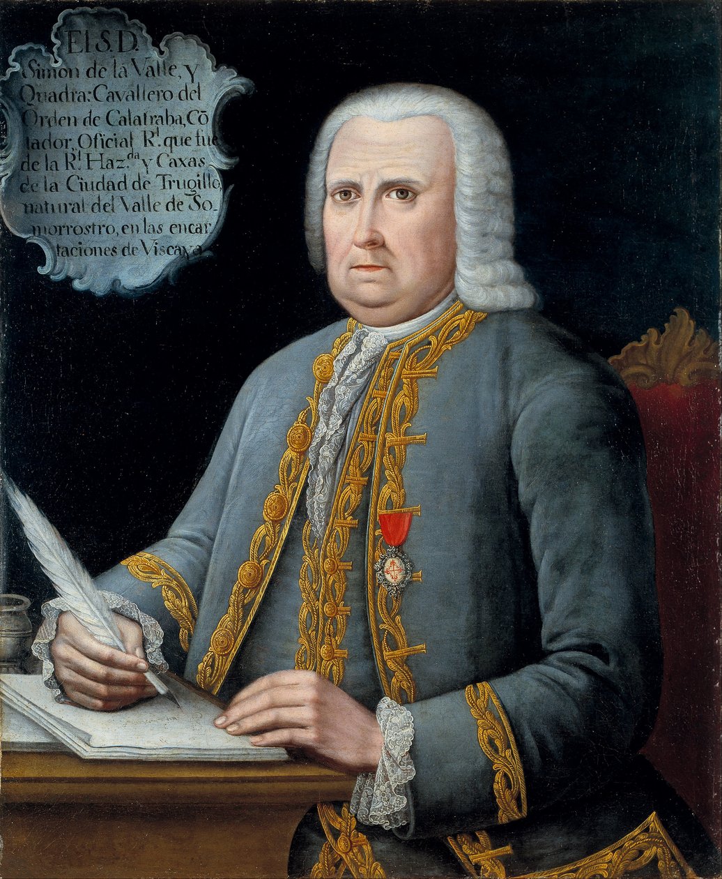 Simon de la Valle y Cuadra portréi alkotó: Unbekannt