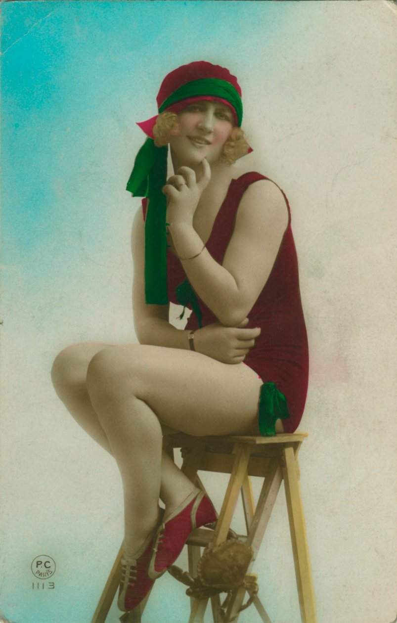 Egy úszó képeslapja, 1920-as évek alkotó: Unbekannt