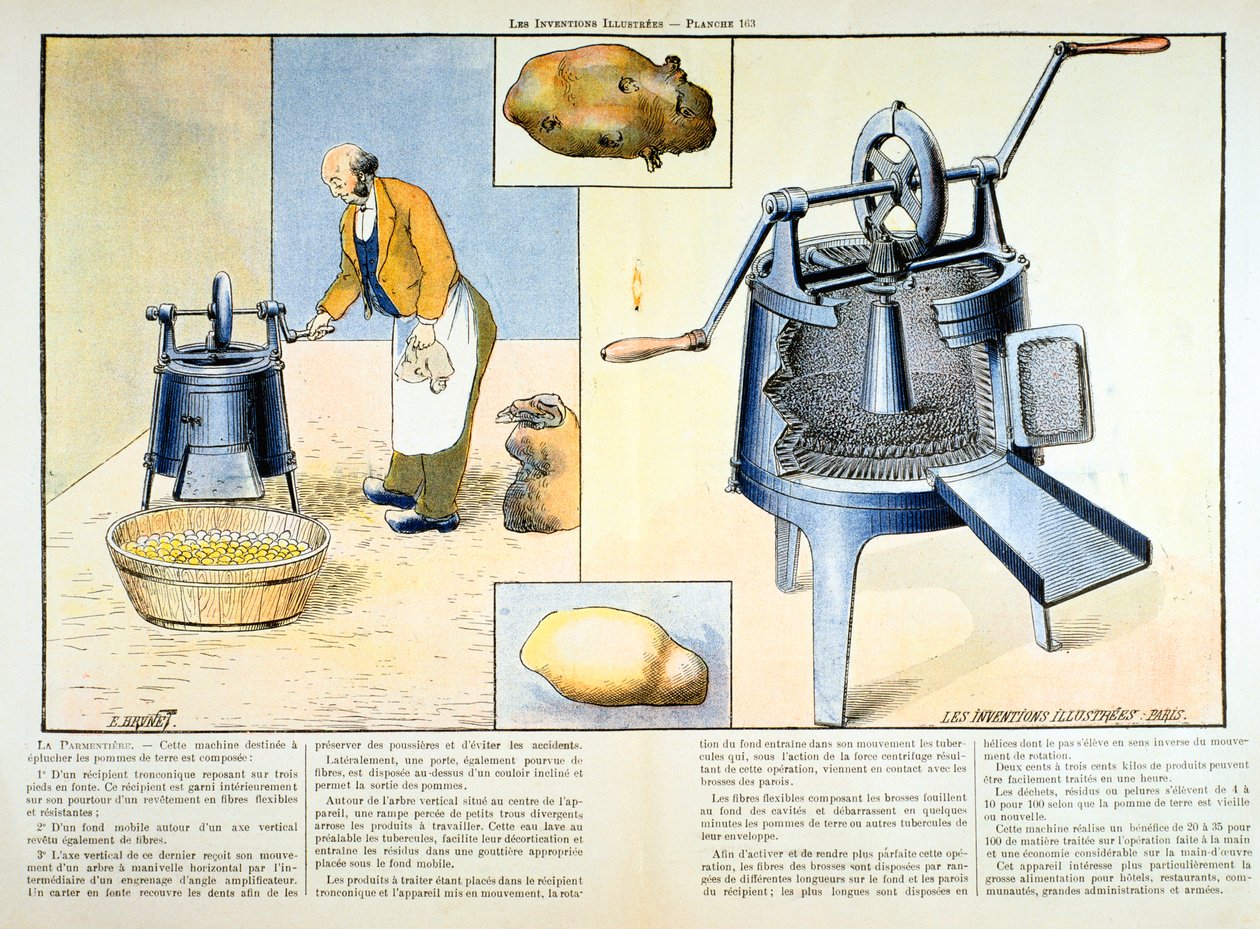 Burgonyapucoló, 1899 alkotó: Unbekannt