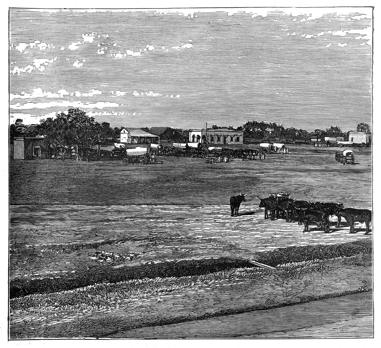Potchefstroom, Transvaal, Dél-Afrika, 1890 alkotó: Unbekannt