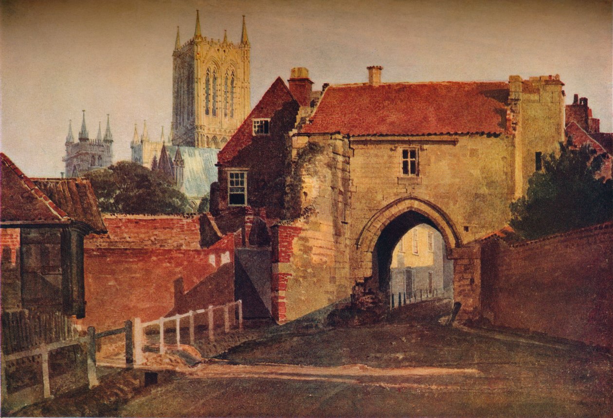 Potter Gate, Lincoln, 1800-1849, 1937 alkotó: Unbekannt