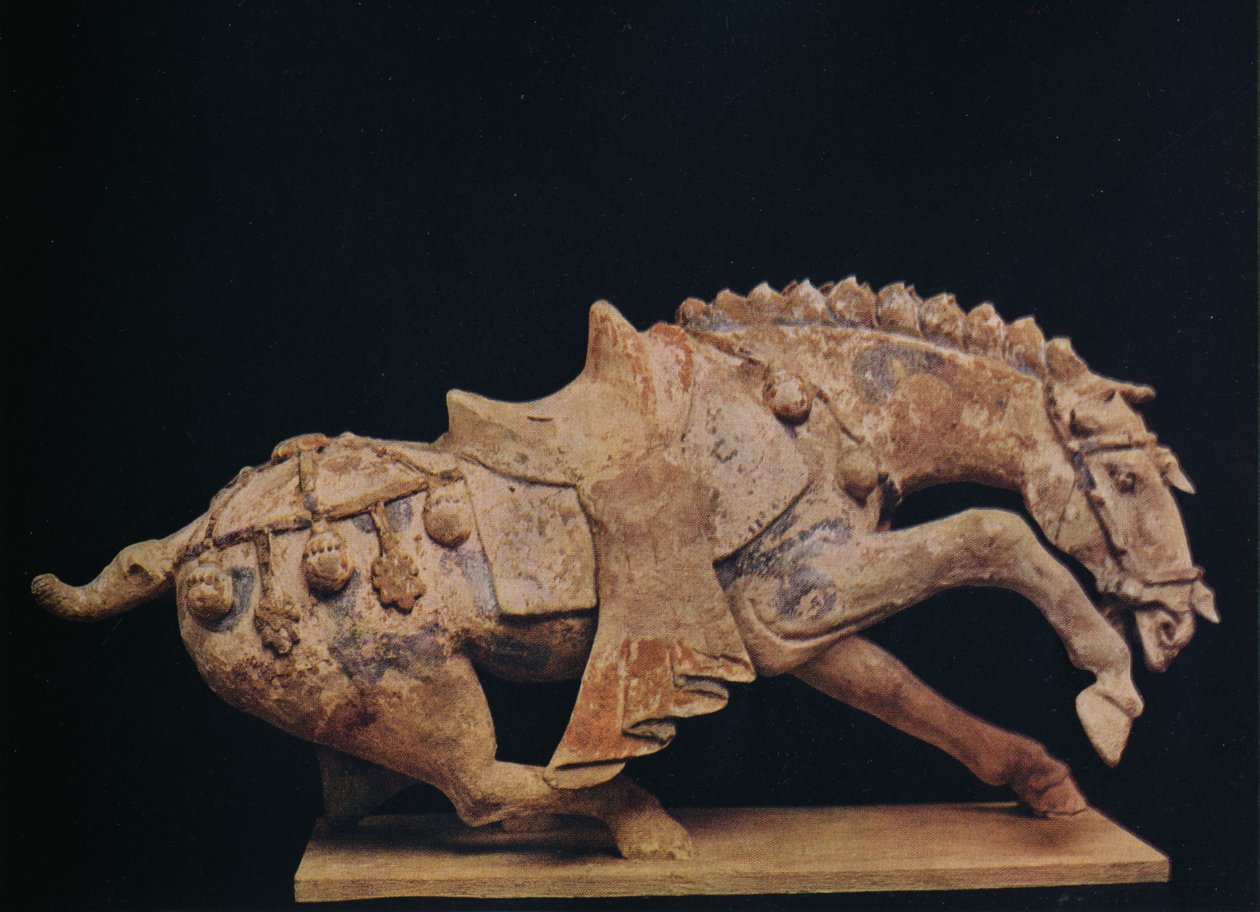 Kerámia lófigura – TAng-dinasztia, i.sz. 7-10. század, 1936 alkotó: Unbekannt