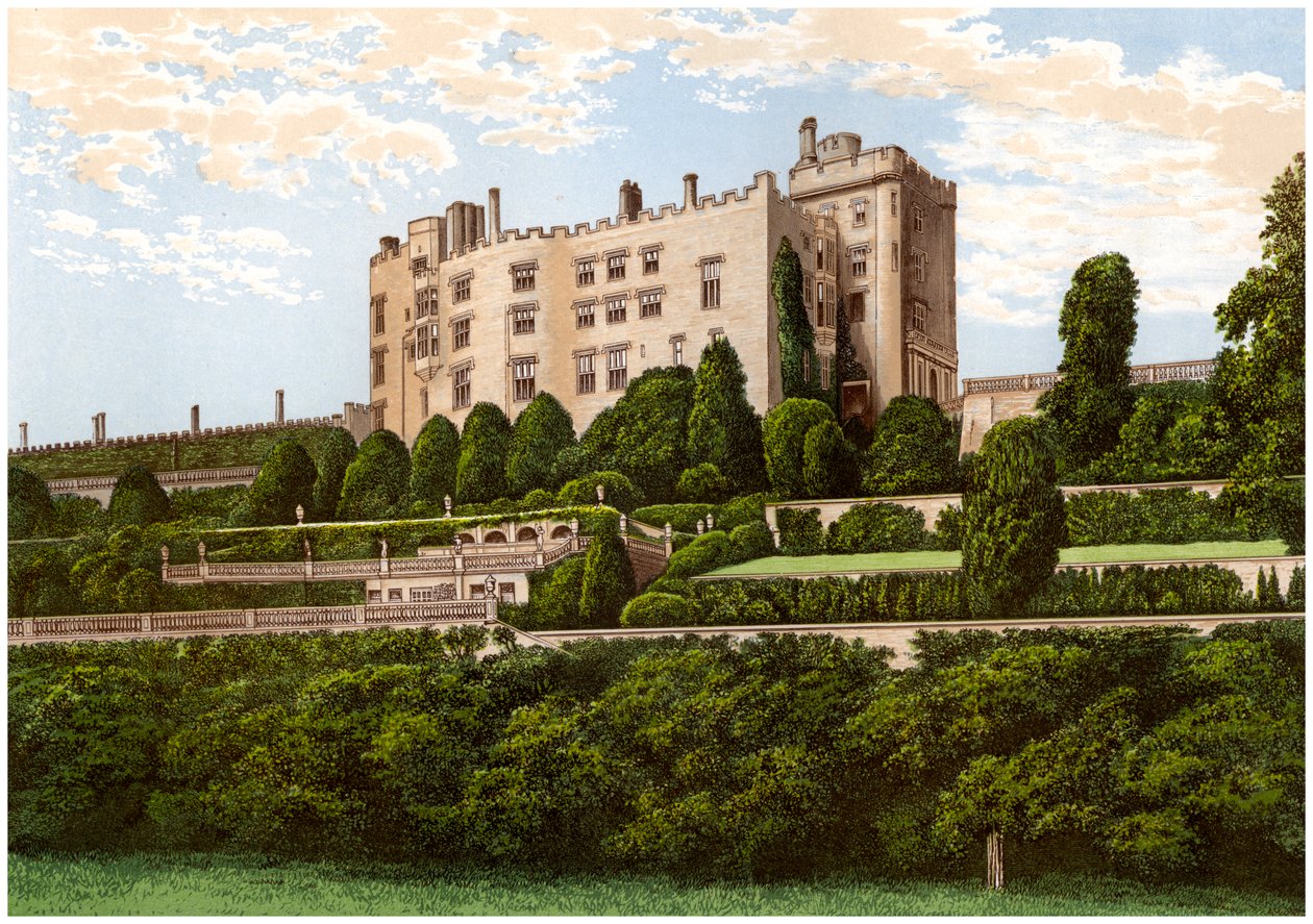 Powis kastély, Powys, Wales, Powys grófjának otthona, 1880 alkotó: Unbekannt