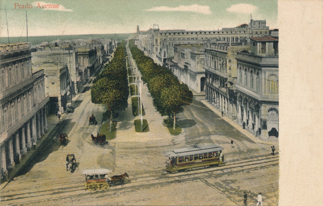 Prado sugárút, 1907 alkotó: Unbekannt