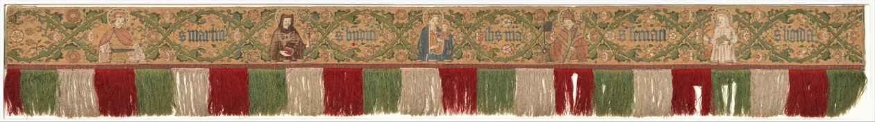 Praetexta of antependium, német, 1450 után. alkotó: Unbekannt