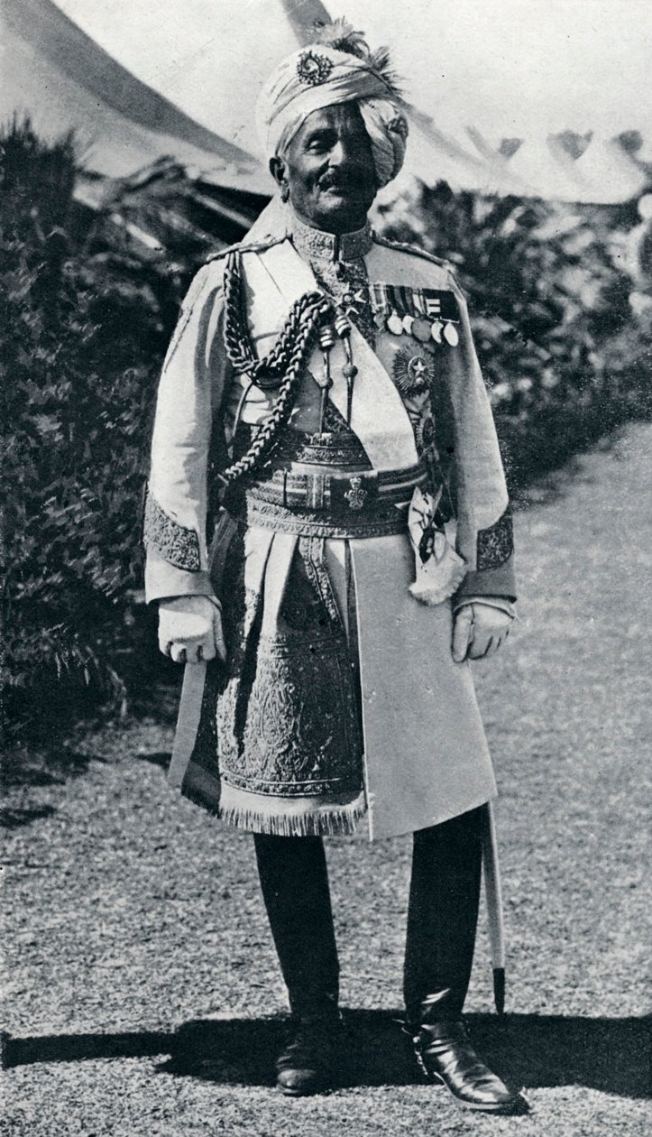 Pratap Singh 1845-1922, a brit indiai hadsereg tisztje és maharadzsa, 1914 alkotó: Unbekannt