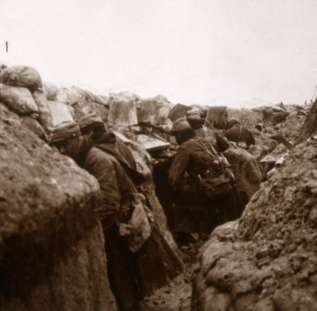 Támadásra készül, Arne, Észak-Franciaország, c1914-c1918 alkotó: Unbekannt