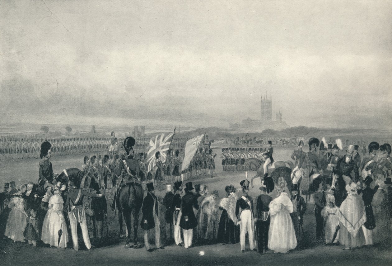 Új színek bemutatása a 93. hegyvidékieknek, 1834. október 7., 1834. 1909. alkotó: Unbekannt