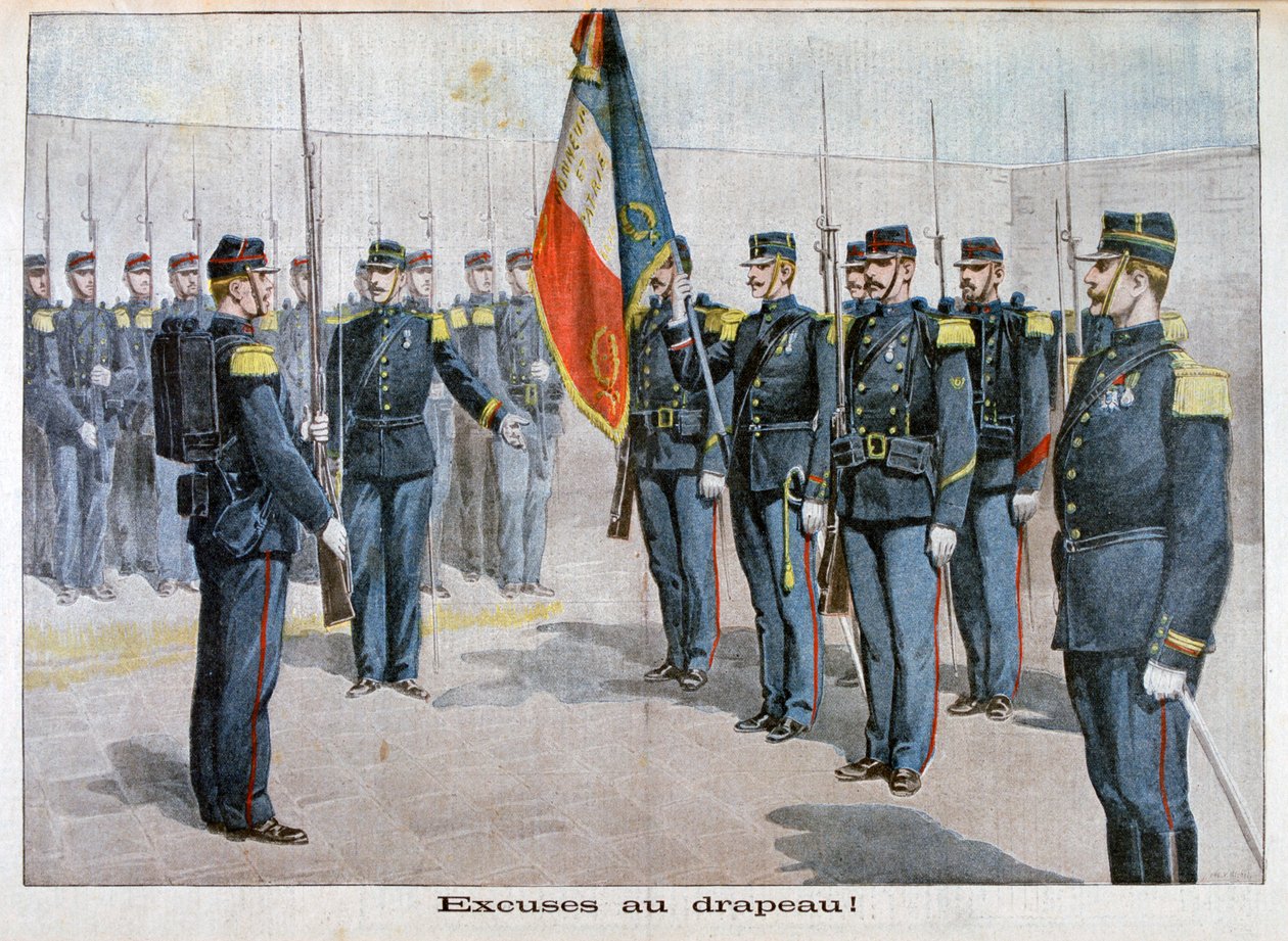 Kifogások bemutatása a zászlóhoz, Toulon, Franciaország, 1898 alkotó: Unbekannt