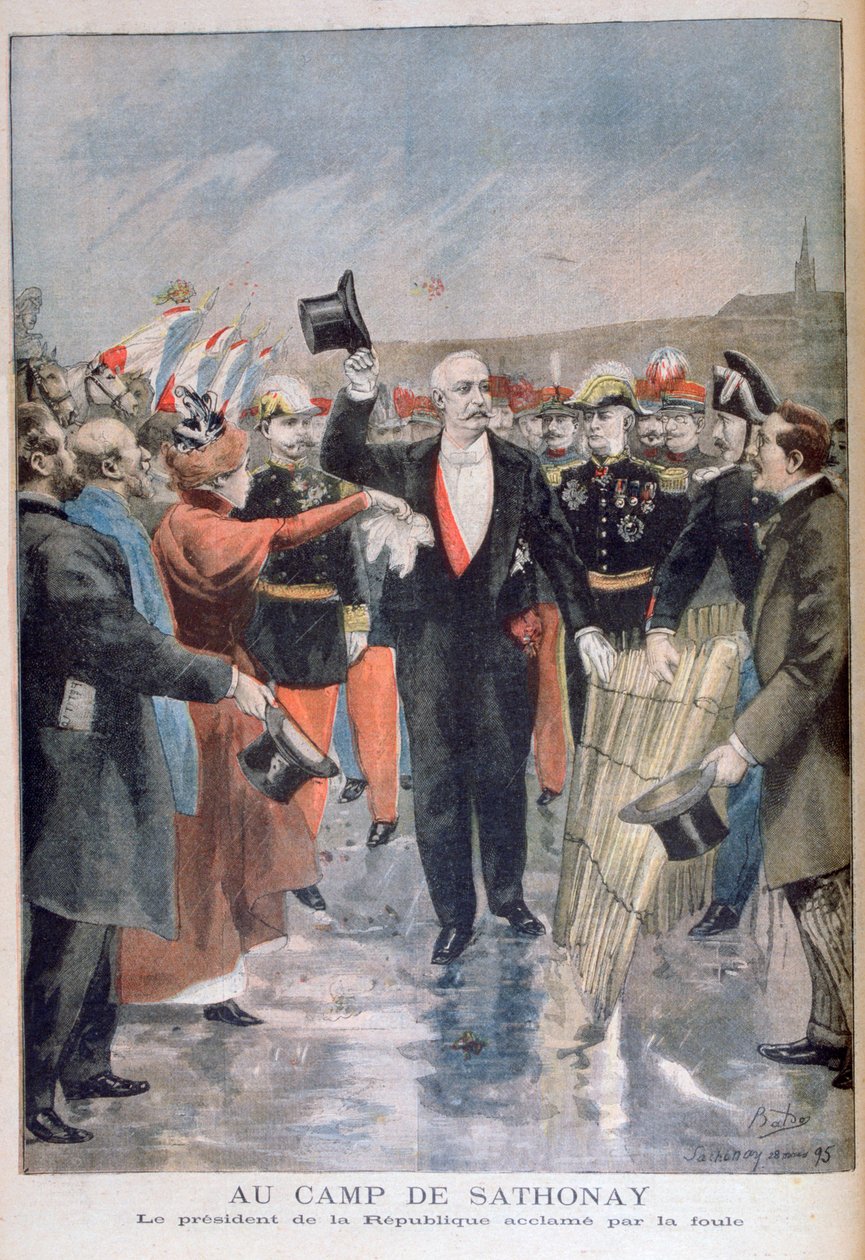 A Francia Köztársaság elnöke, Sathonay-Camp, 1895 alkotó: Unbekannt