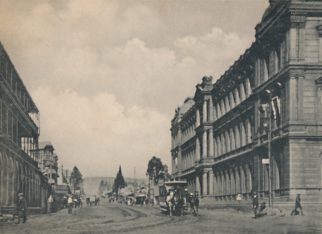 Pretoria - Piac utca délre néz, 1912-ben. alkotó: Unbekannt