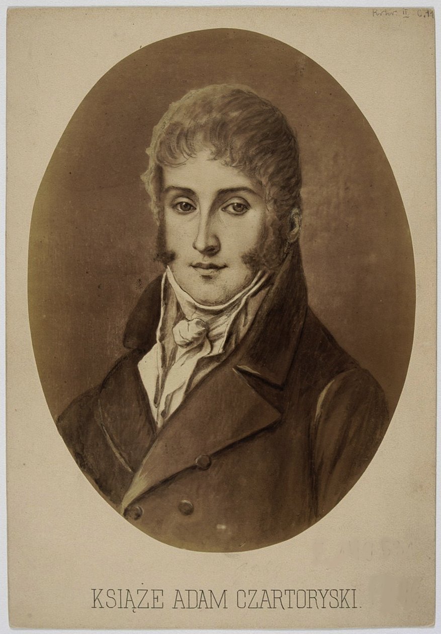 Adam Jerzy Czartoryski herceg 1770-1861 alkotó: Unbekannt