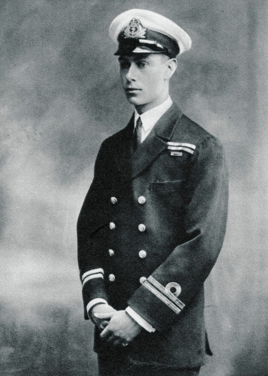 Albert herceg a Királyi Haditengerészet hadnagyi egyenruhájában, 1918 alkotó: Unbekannt