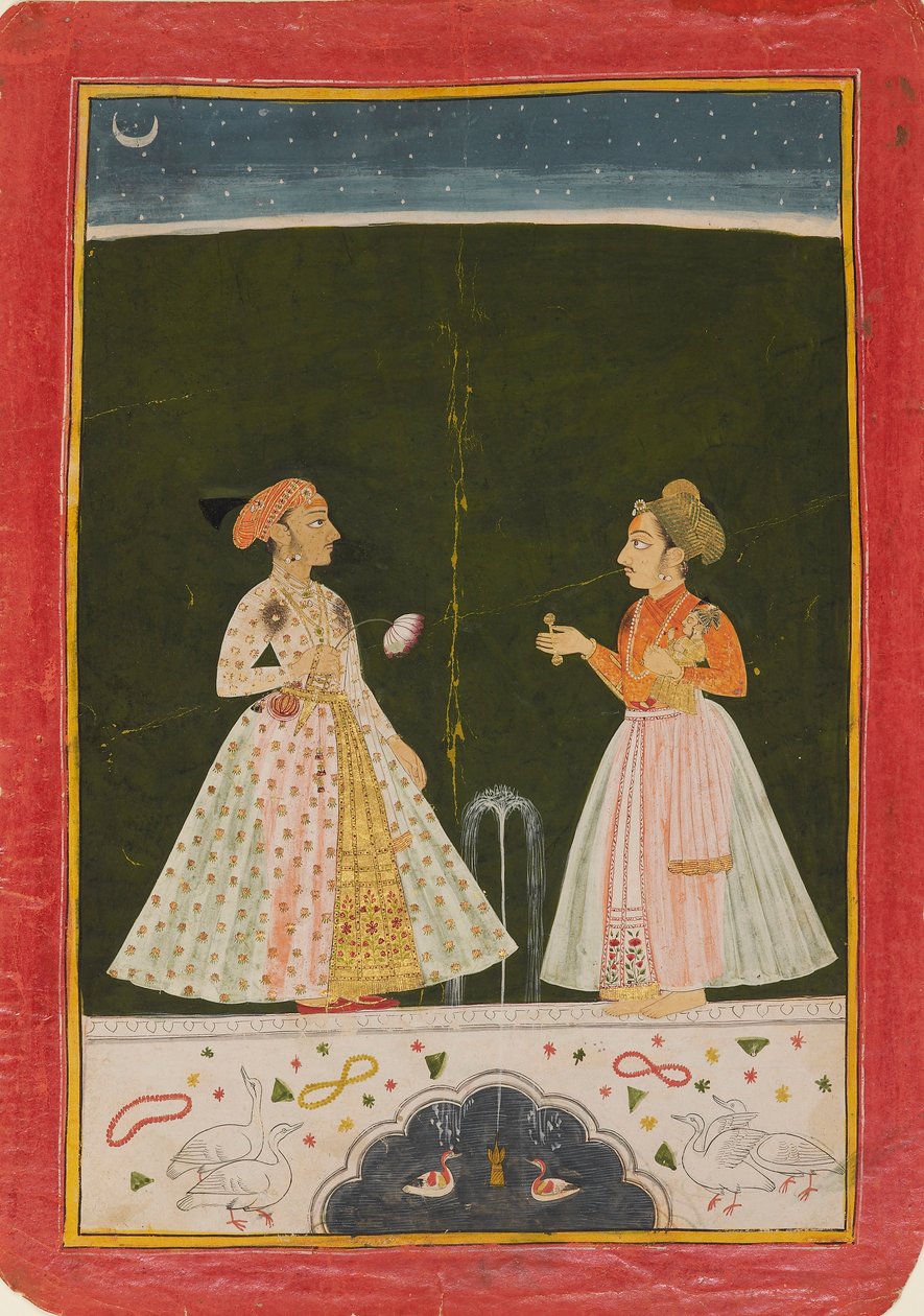 Amar Singh herceg kisfiával, az 1690-es évek elején alkotó: Unbekannt