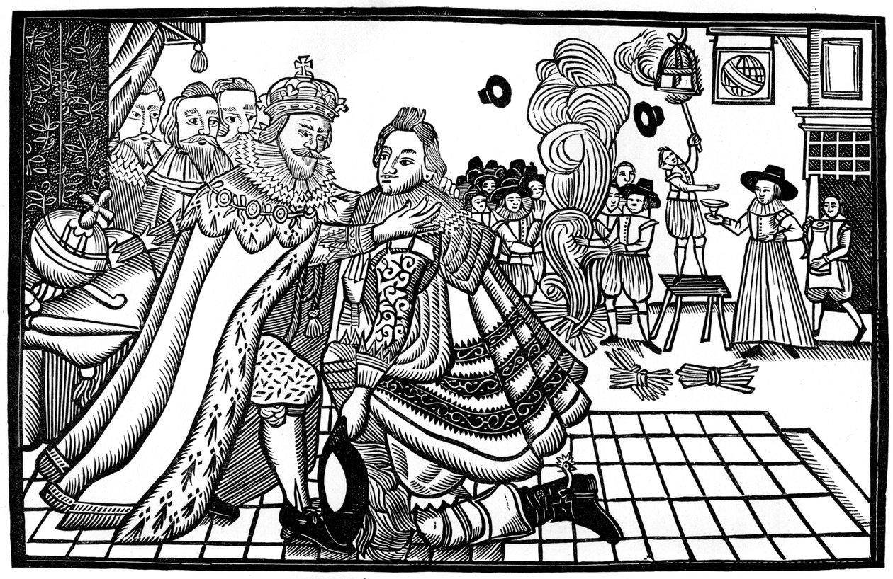 Károly herceg köszöntése Spanyolországból, 1623, 1893 alkotó: Unbekannt