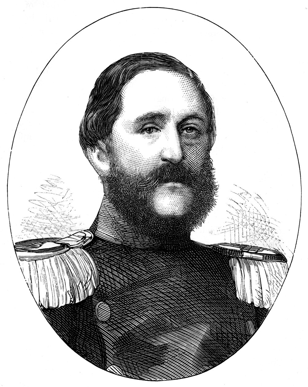 Károly Frigyes herceg 1828-1885, Augustenborg hercege, XIX. alkotó: Unbekannt
