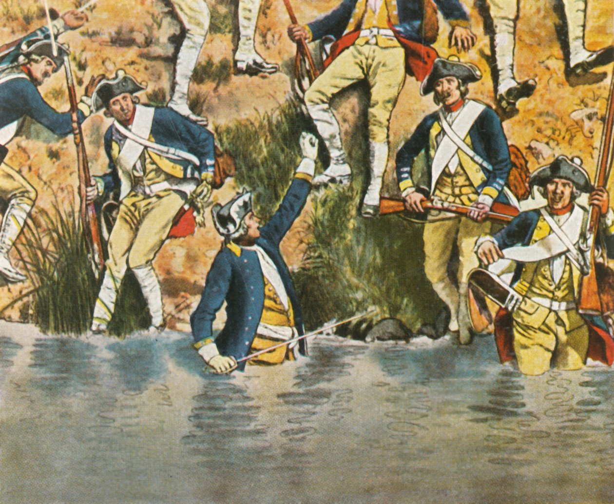 Henrik herceg a prágai csatában, 1757. május 6-án, 1936. alkotó: Unbekannt