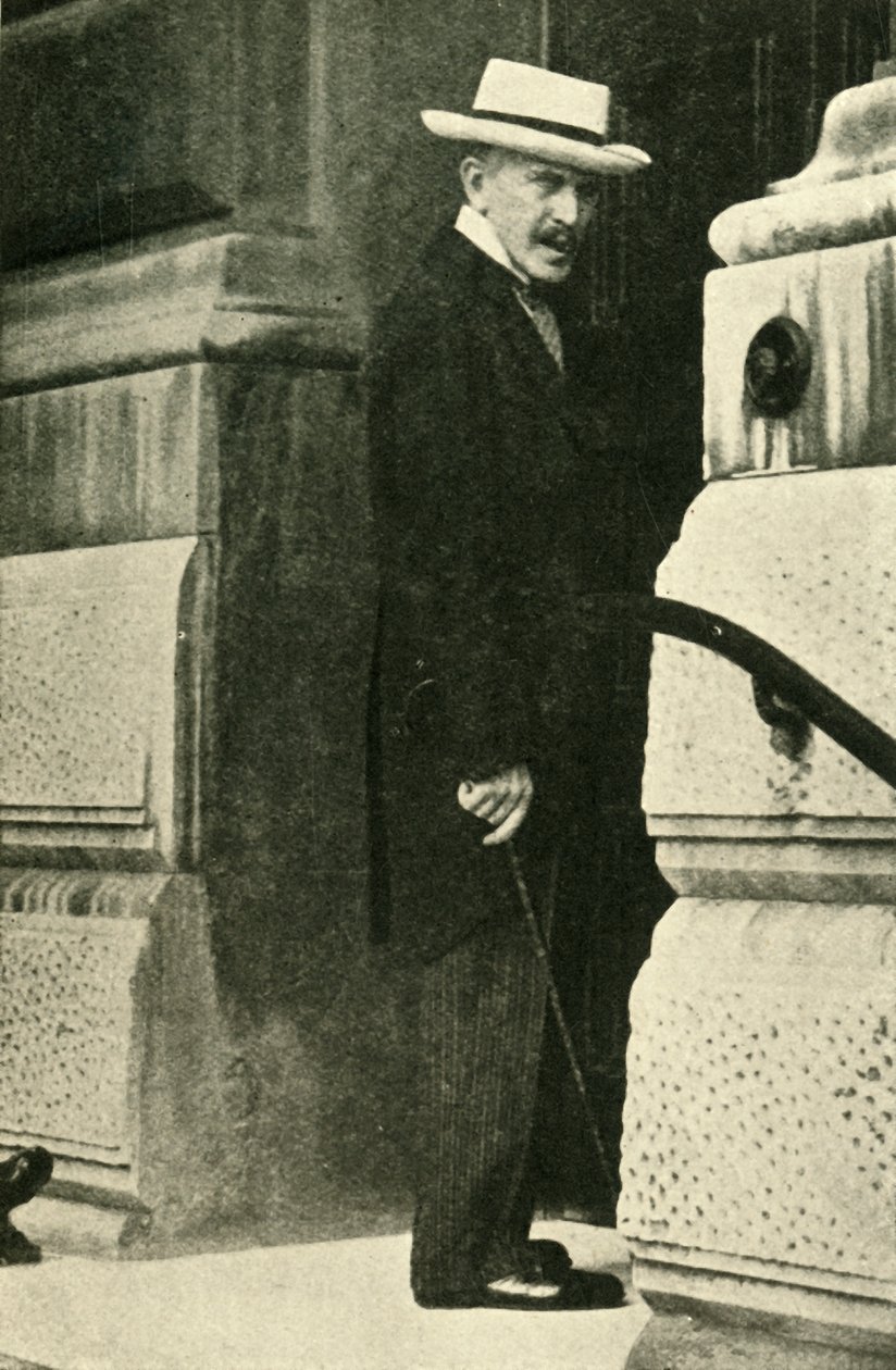 Lichnowsky herceg a külügyminisztériumban, London, 1914, 1920 körül. alkotó: Unbekannt