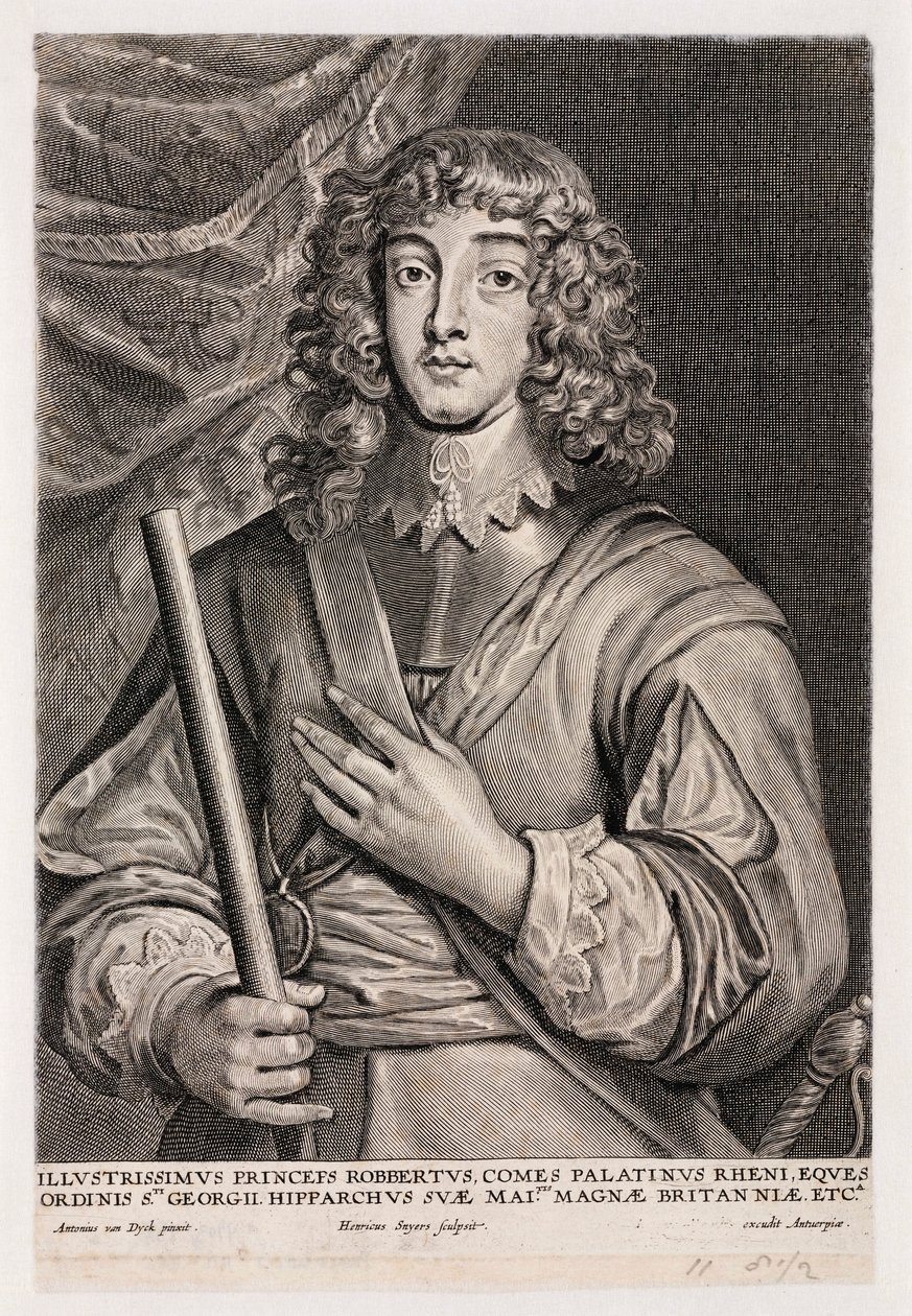 Rupert rajnai herceg, lovastiszt, 1640 körül alkotó: Unbekannt