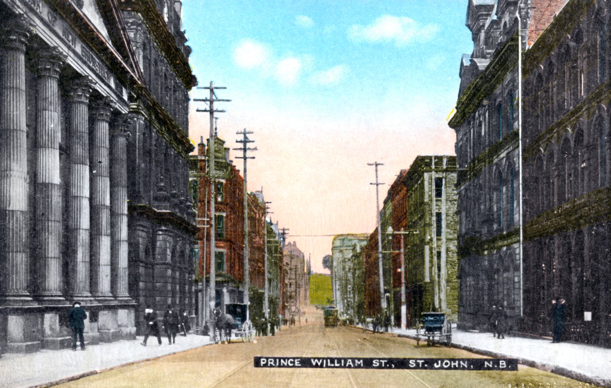 Prince William Street, Saint John, New Brunswick, Kanada, 1900-as évek alkotó: Unbekannt