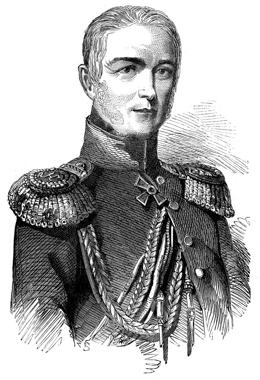 Woronzow herceg, az ázsiai haderő orosz tábornoka, 1853 alkotó: Unbekannt