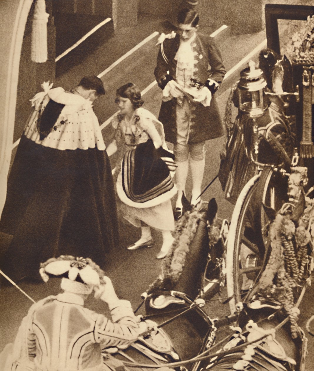 Erzsébet hercegnő irányítja a vonatot, 1937. május 12 alkotó: Unbekannt