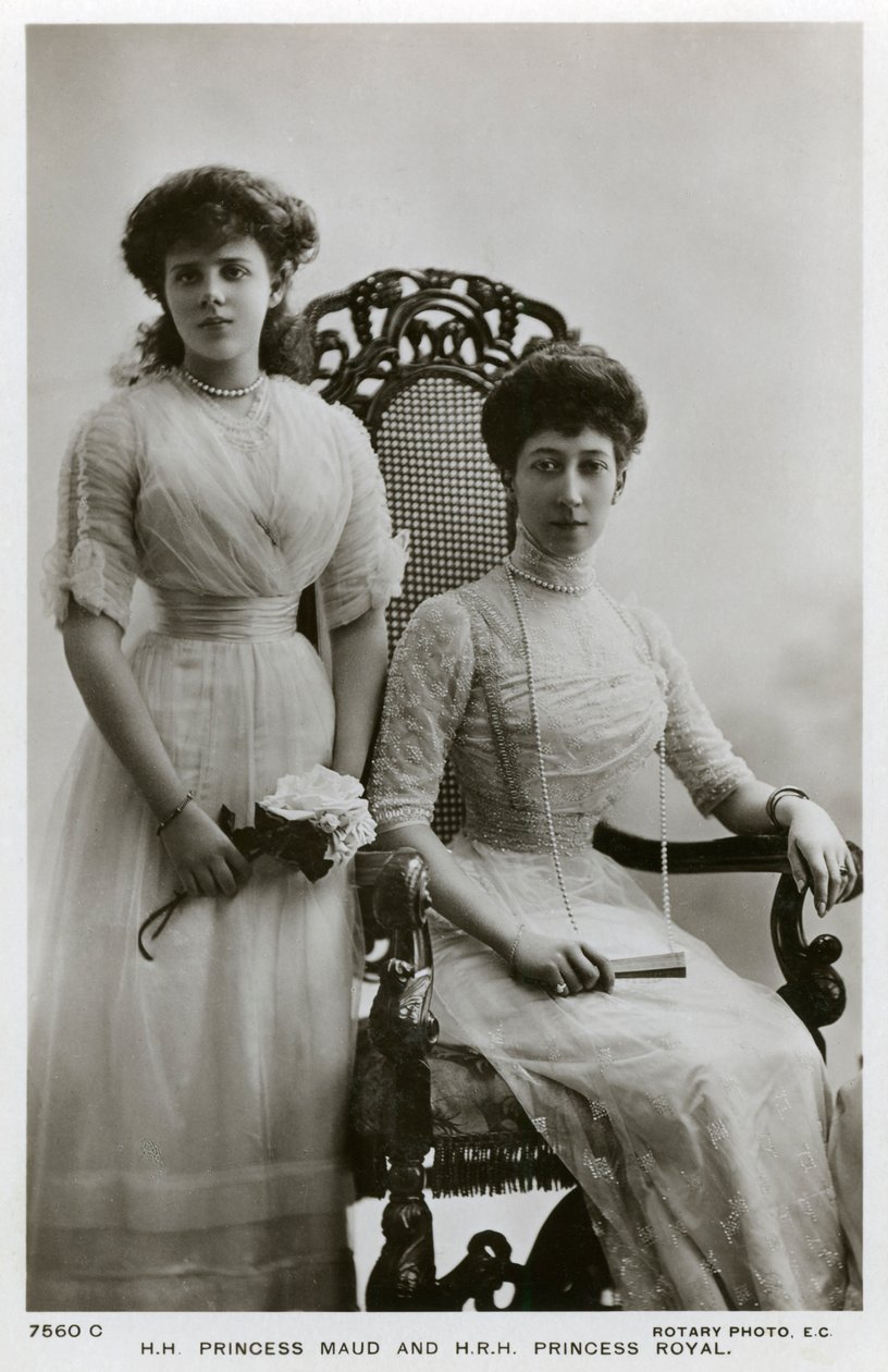 Maud hercegnő és a királyi hercegnő, c1907-c1910 alkotó: Unbekannt