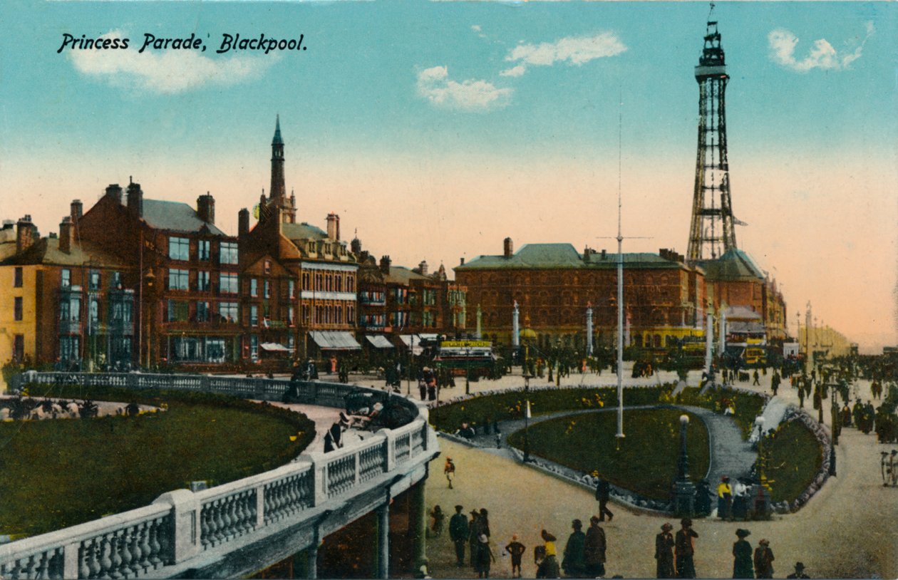 Princess Parade, Blackpool, 1915 alkotó: Unbekannt