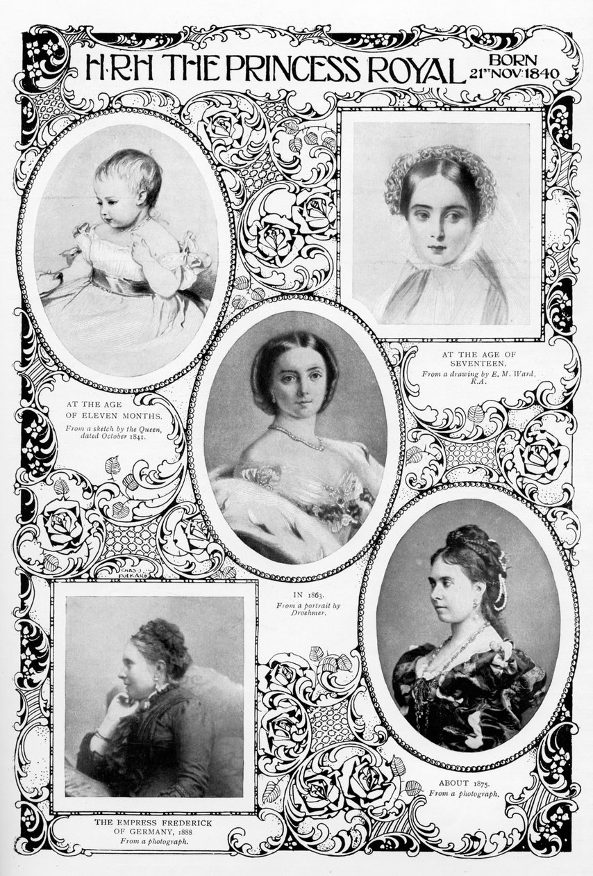 Victoria hercegnő Adelaide Mary Louise, Viktória királynő legidősebb lánya, a 19. század végén alkotó: Unbekannt