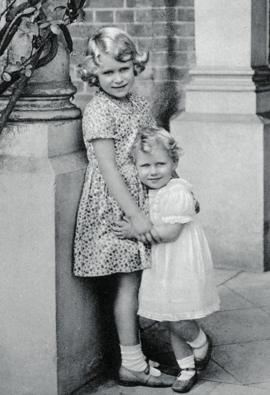 Erzsébet és Margaret Rose hercegnők, 1932, 1937 alkotó: Unbekannt