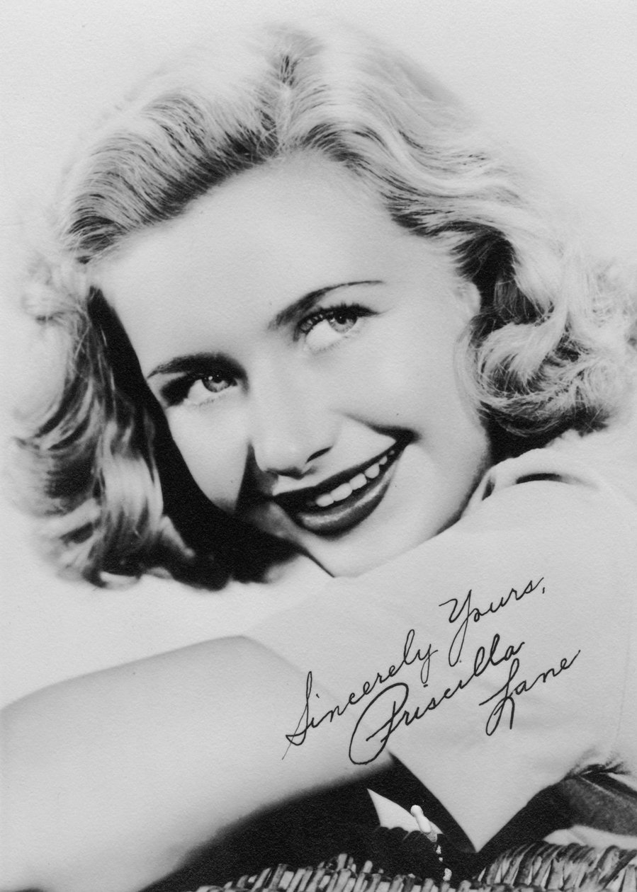 Priscilla Lane 1915-1995 amerikai színésznő és énekesnő, 1930-as évek alkotó: Unbekannt