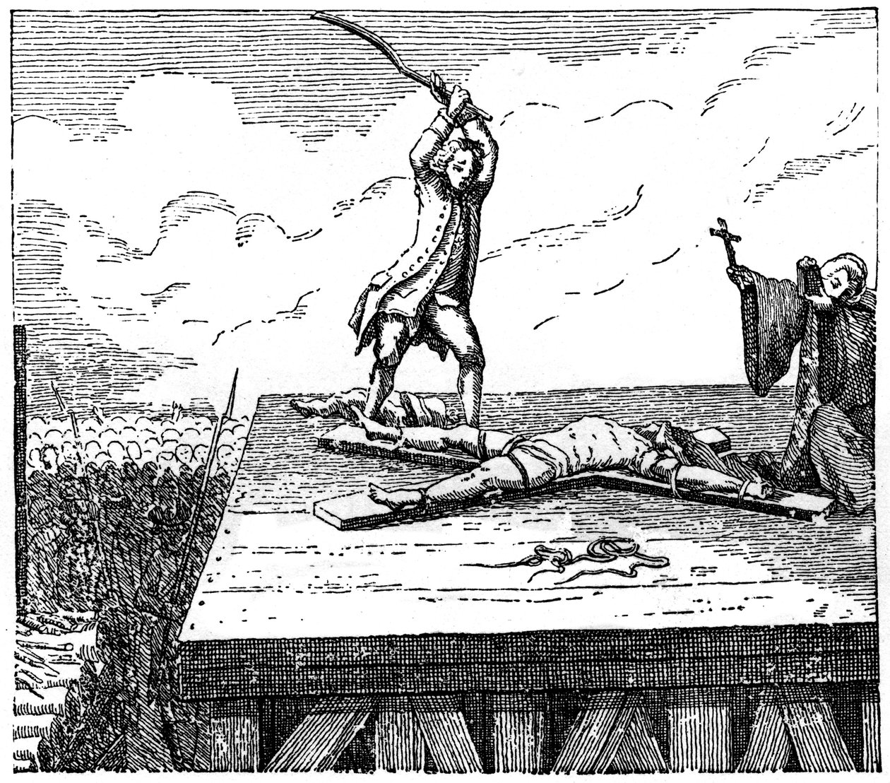 A rabot kínozzák, 1885 alkotó: Unbekannt