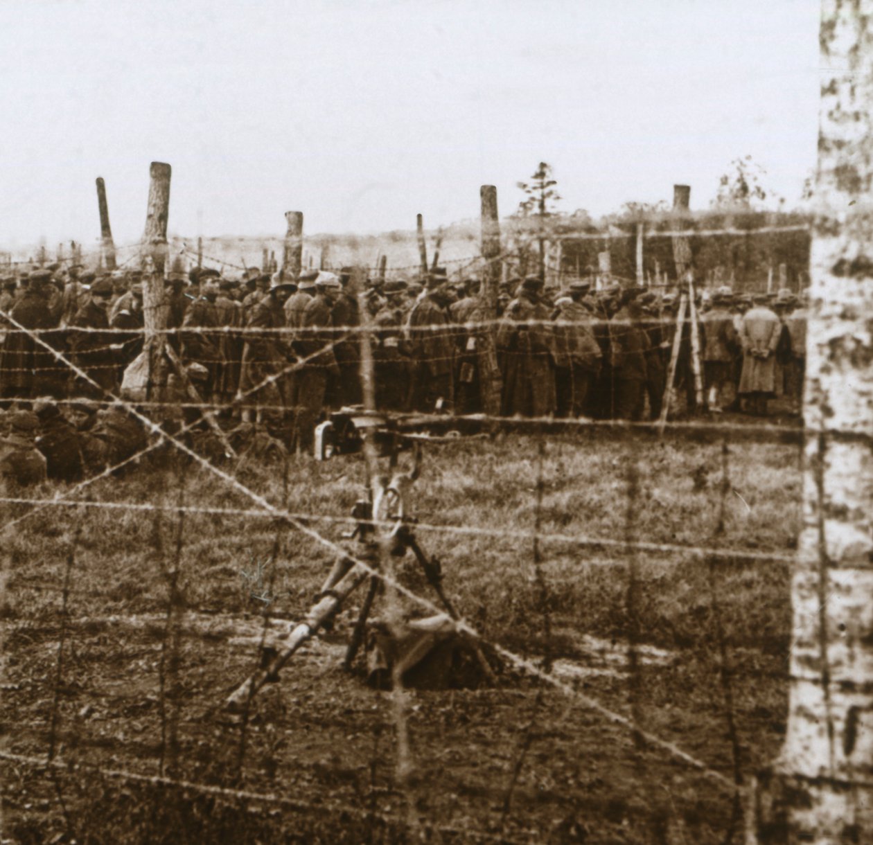 Foglyok a Le Mort Homme-ban, Dead Mans Hill, Észak-Franciaország, 1914-c1918 alkotó: Unbekannt