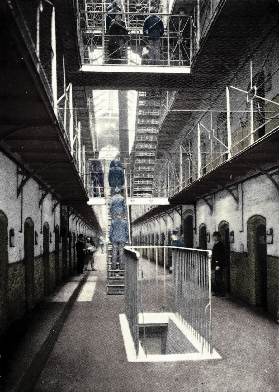 Foglyok vacsorázni, Wormwood Scrubs Prison, London, c1903 1903 alkotó: Unbekannt