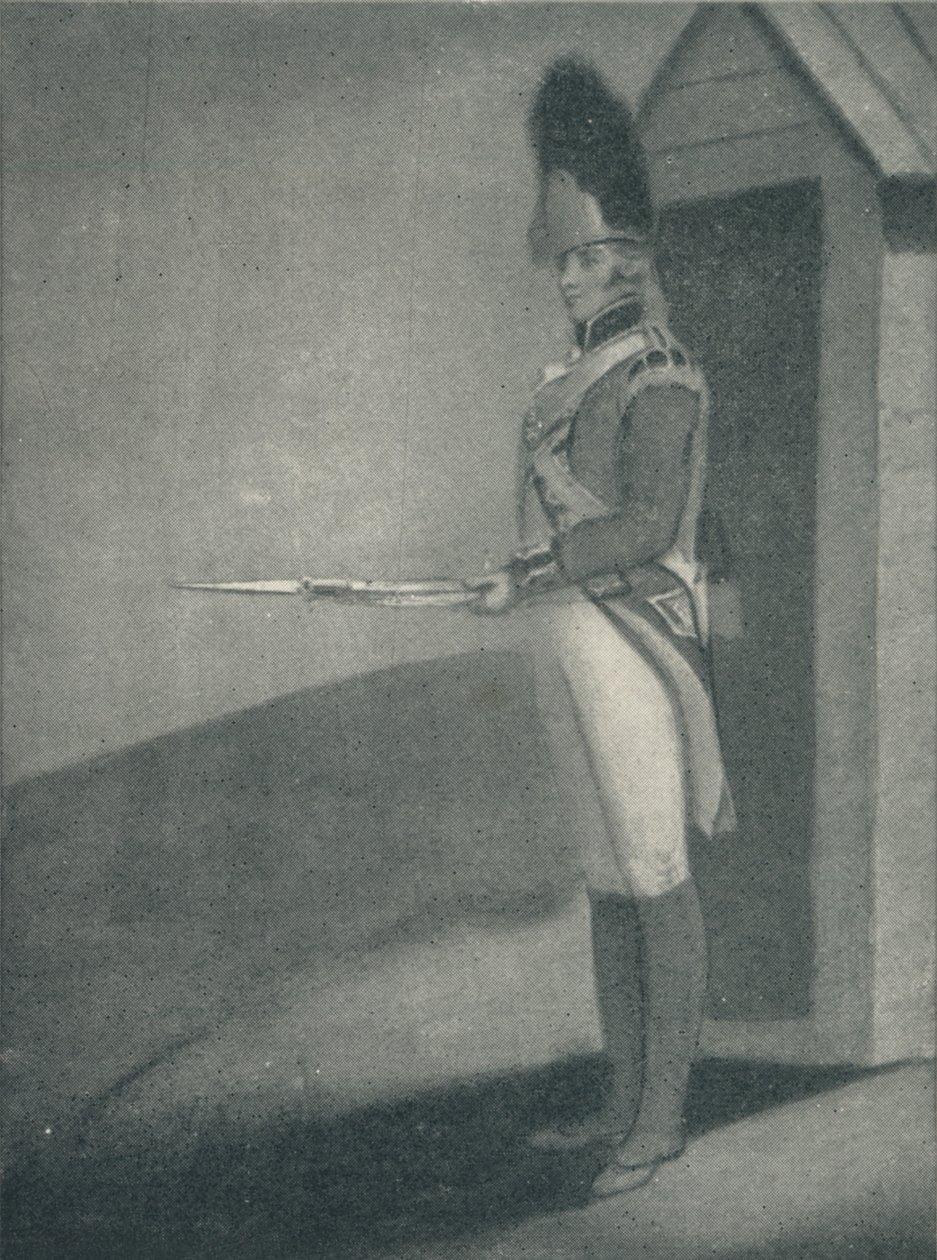 Közlegény, gránátos gárda 1760, 1760 1909 alkotó: Unbekannt