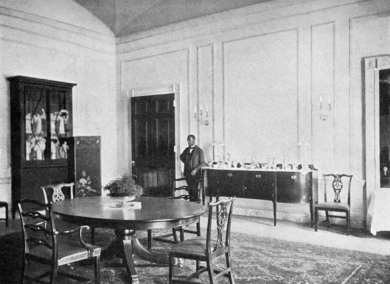 Privát étkező a Fehér Házban, Washington DC, USA, 1908 alkotó: Unbekannt