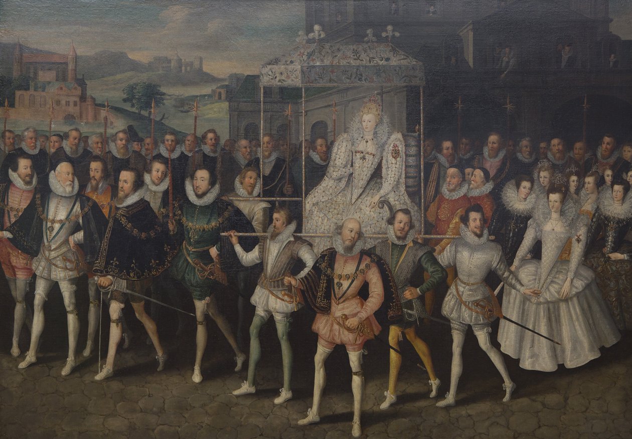Erzsébet királynő körmeneti portréja, kb. 1600-1603 alkotó: Unbekannt