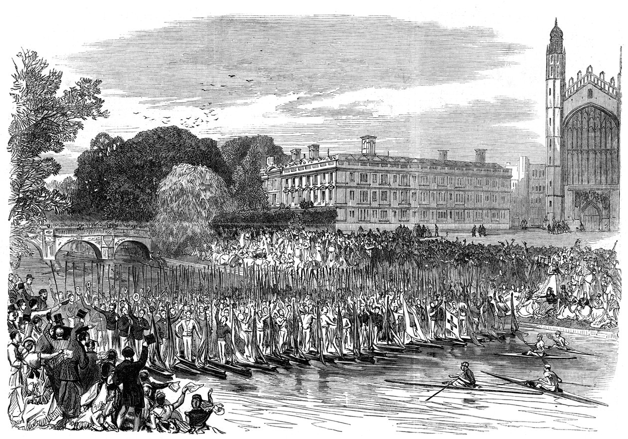 Hajók felvonulása Cambridge-ben, 1870 alkotó: Unbekannt