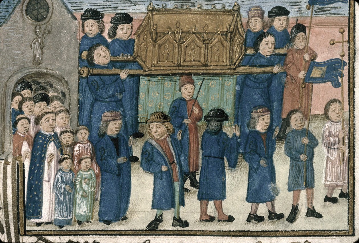 Szent Miklós ereklyéinek körmenete. A Szent Miklós Testvériség könyvéből..., 15. vége alkotó: Unbekannt