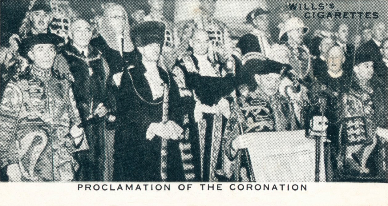 A koronázási kiáltvány, 1936 1937 alkotó: Unbekannt