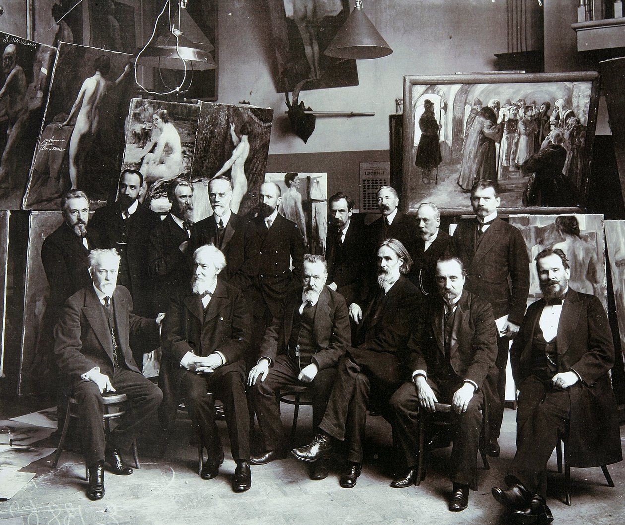 Az Orosz Művészeti Akadémia professzorai, 1913 alkotó: Unbekannt