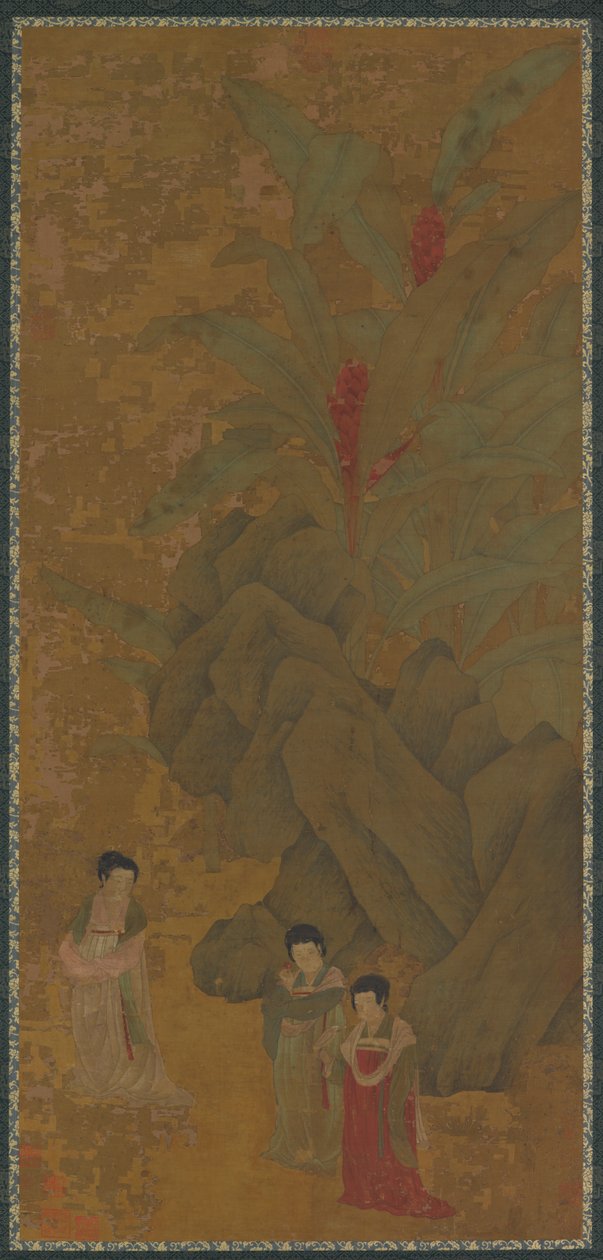Promenading Ladies, valószínűleg Yuan-dinasztia, 14. század. alkotó: Unbekannt