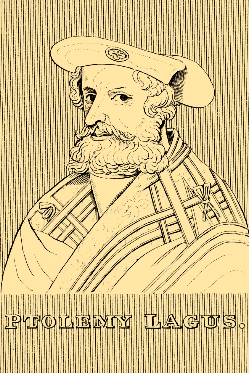 Ptolemaiosz Lagus, Kr.e. 367-282, 1830. alkotó: Unbekannt