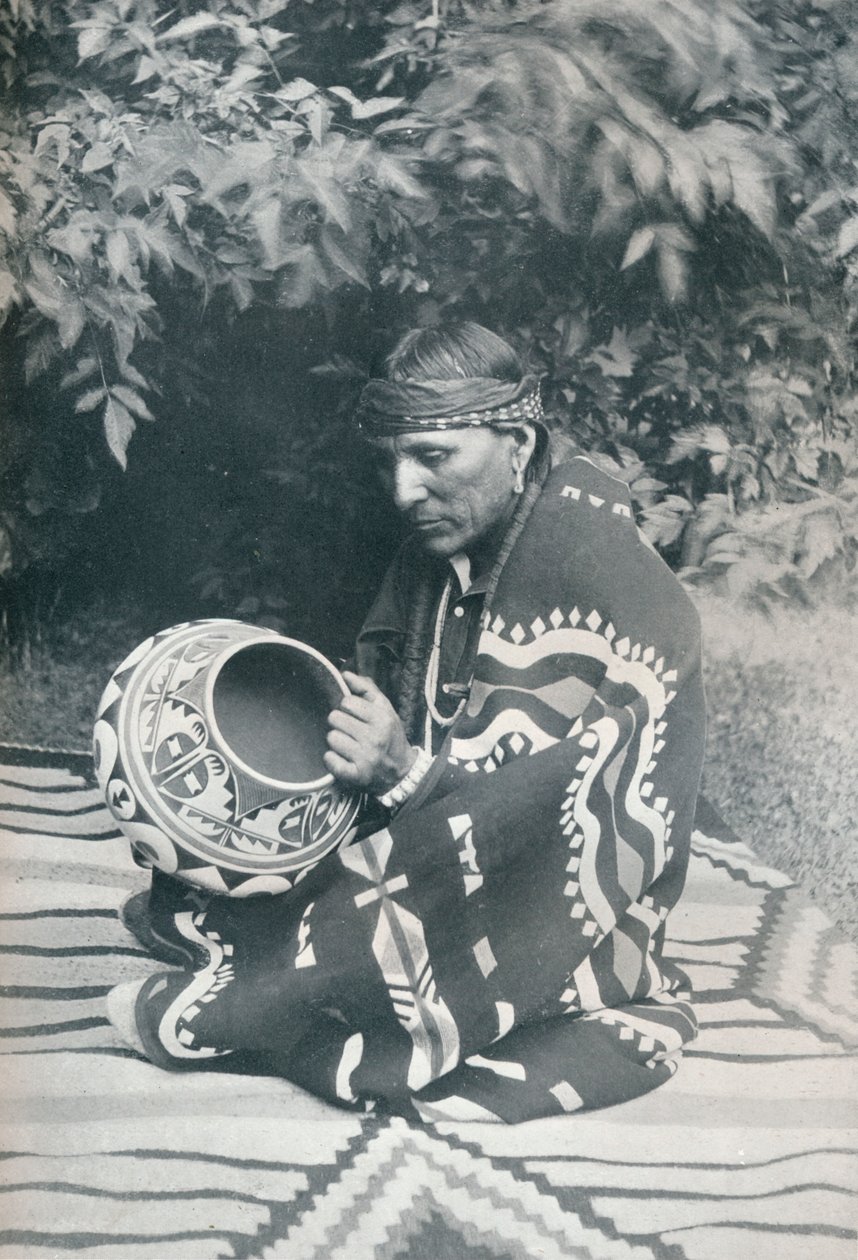 Pueblo indiai kerámia, 1931 alkotó: Unbekannt