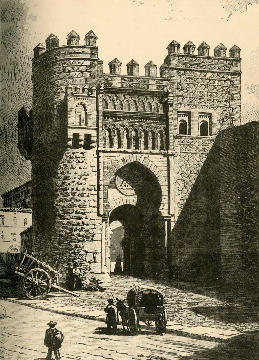 Puerta del Sol, Toledo, 1890. alkotó: Unbekannt