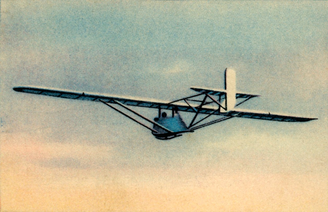 Tanítvány álcázott Zögling oktatóvitorlázó repülőgépben, 1932. alkotó: Unbekannt